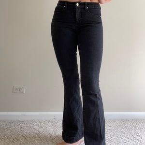 nine west high rise flare jeans